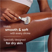Venus MoistureGlide Women's Razor Blades, With Built-in Shave Gel Bars