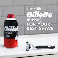 Mousse à raser pour hommes Gillette Foamy originale, parfum Original, 507 g (14,9 oz)