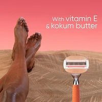 Venus Miami Sunset Comfortglide, Women's Razor Refills, 6 ct