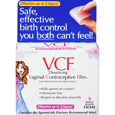 VCF Vaginal Contraceptive Film
