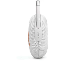 JBL Clip 5 Ultra-Portable Waterproof Speaker - White