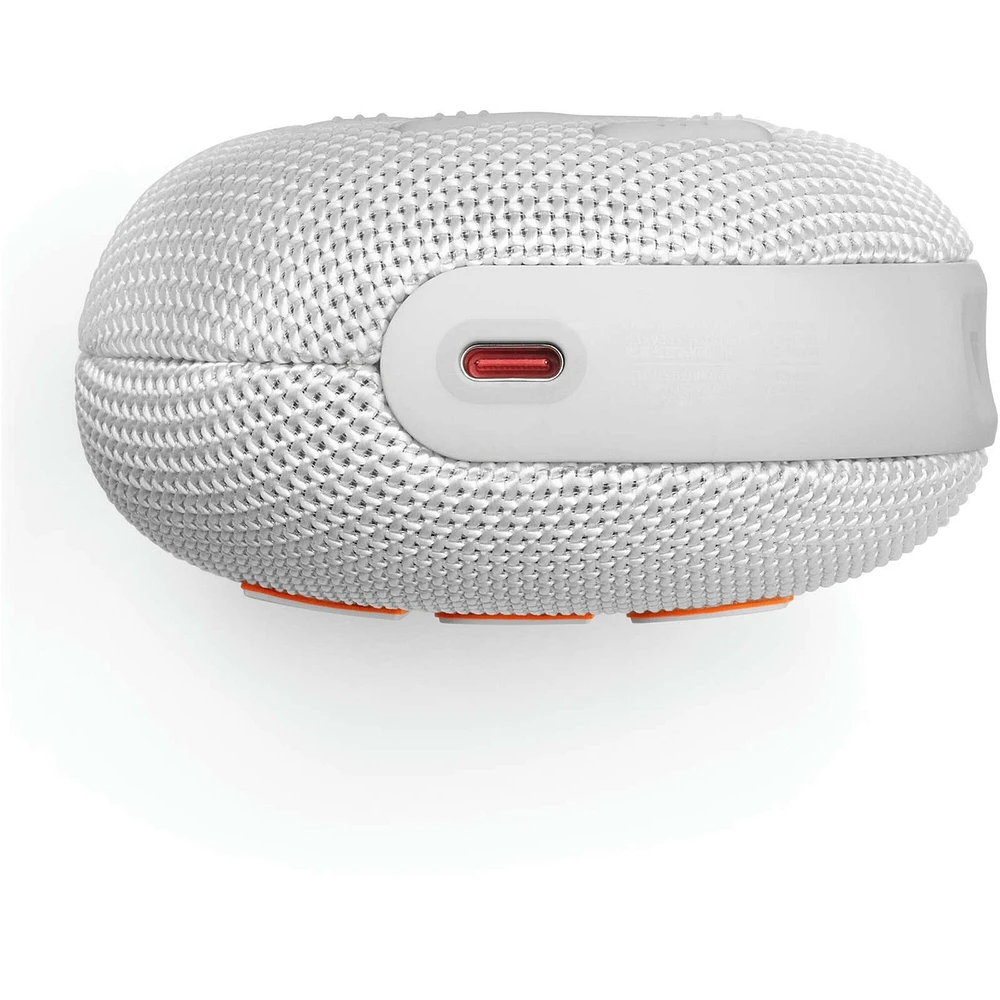 JBL Clip 5 Ultra-Portable Waterproof Speaker - White
