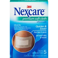 Nexcare™ Premium Soft Cloth Adhesive Pads, H3564-CA