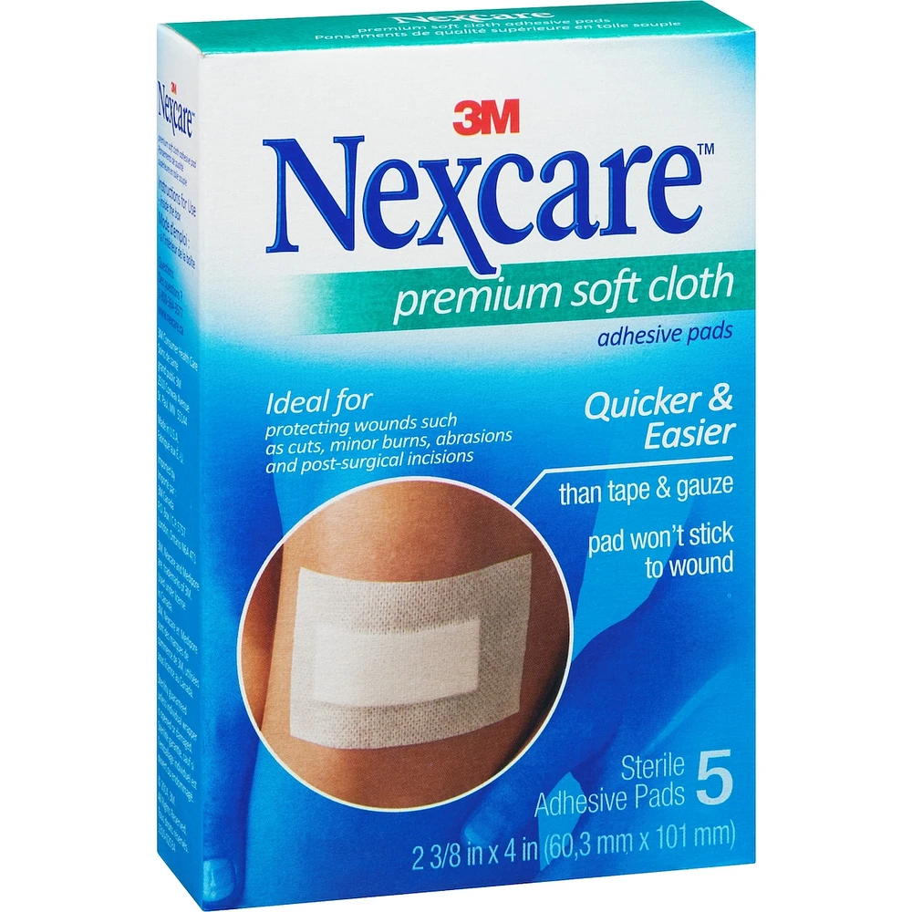 Nexcare™ Premium Soft Cloth Adhesive Pads, H3564-CA