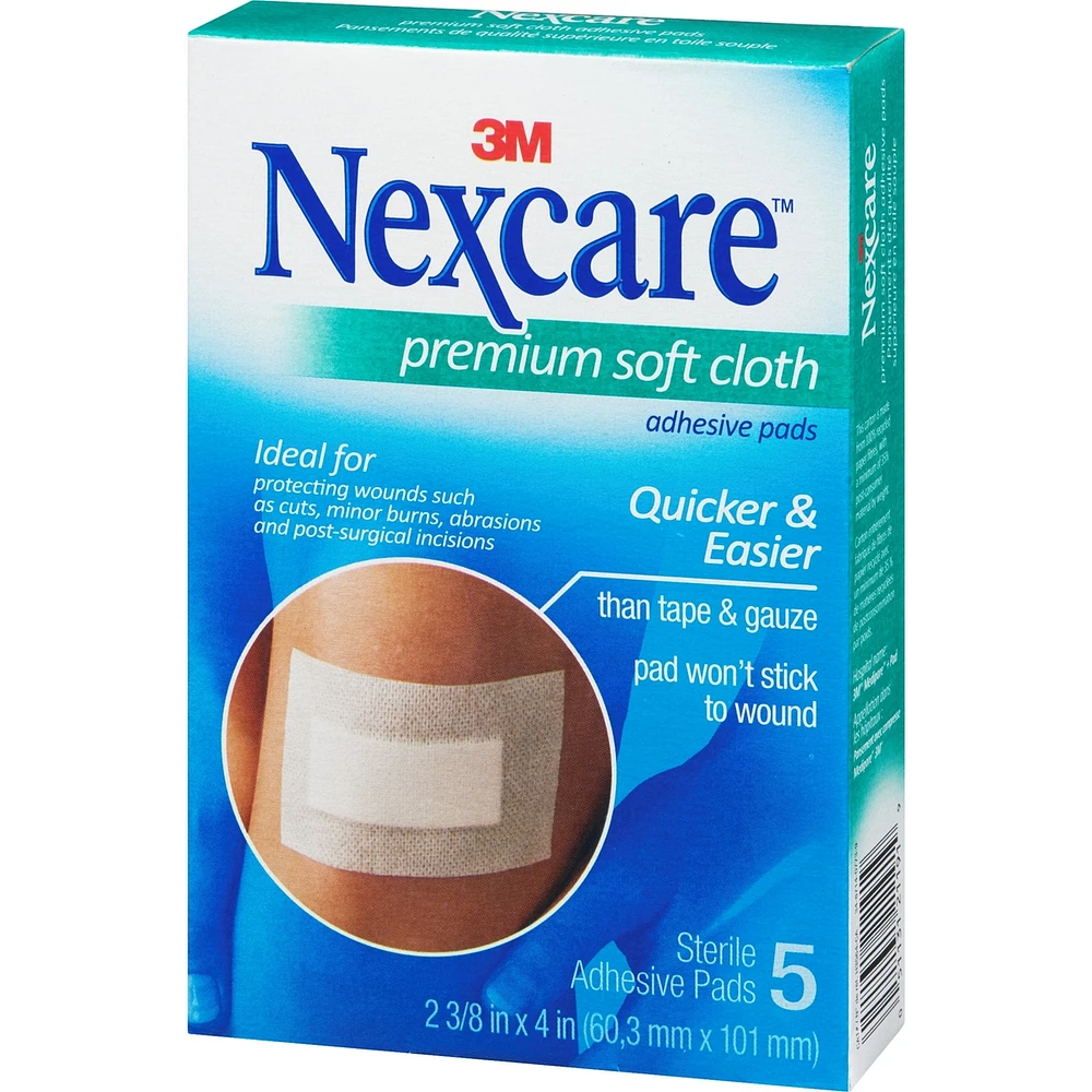 Nexcare™ Premium Soft Cloth Adhesive Pads, H3564-CA