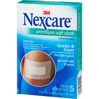 Nexcare™ Premium Soft Cloth Adhesive Pads, H3564-CA