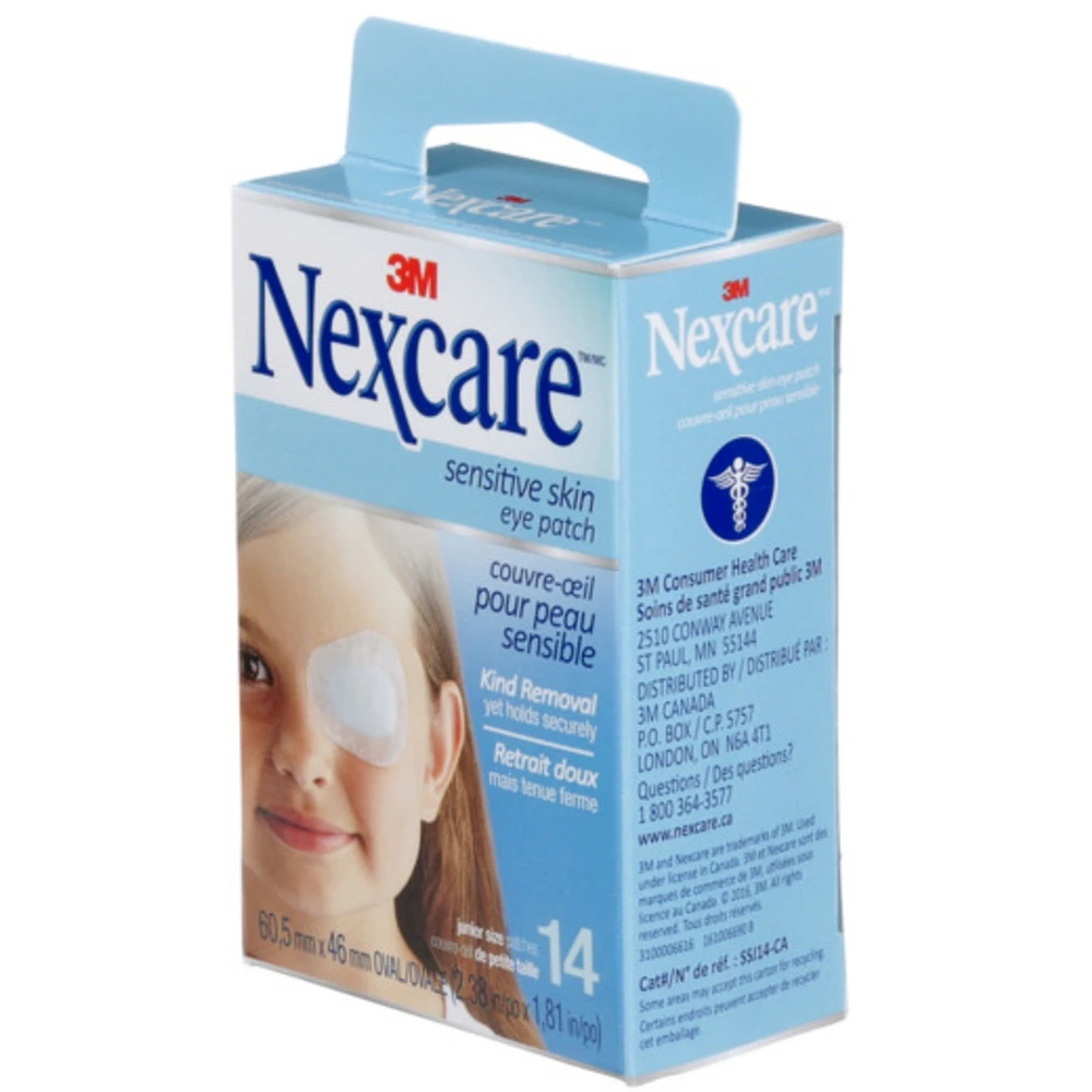 Nexcare™ Gentle Removal Eye Patch KRJ-14-CA, Small, 14/Pack
