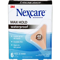 Nexcare™ Max-Hold Heel/Hand Waterproof Bandages