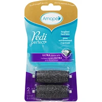 Amopé® Pedi Perfect™ Ultra Coarse Roller Heads, 2 refills