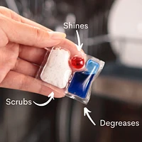 Dishwasher Detergent Pods, Quantum Ultimate, Fresh, 26 Tablets