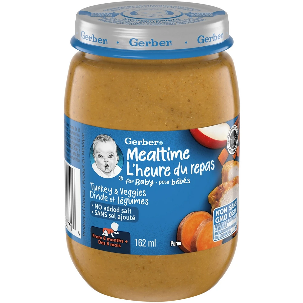 Mealtime Purée Turkey And Veggies Jar