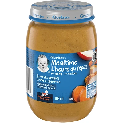 Mealtime Purée Turkey And Veggies Jar