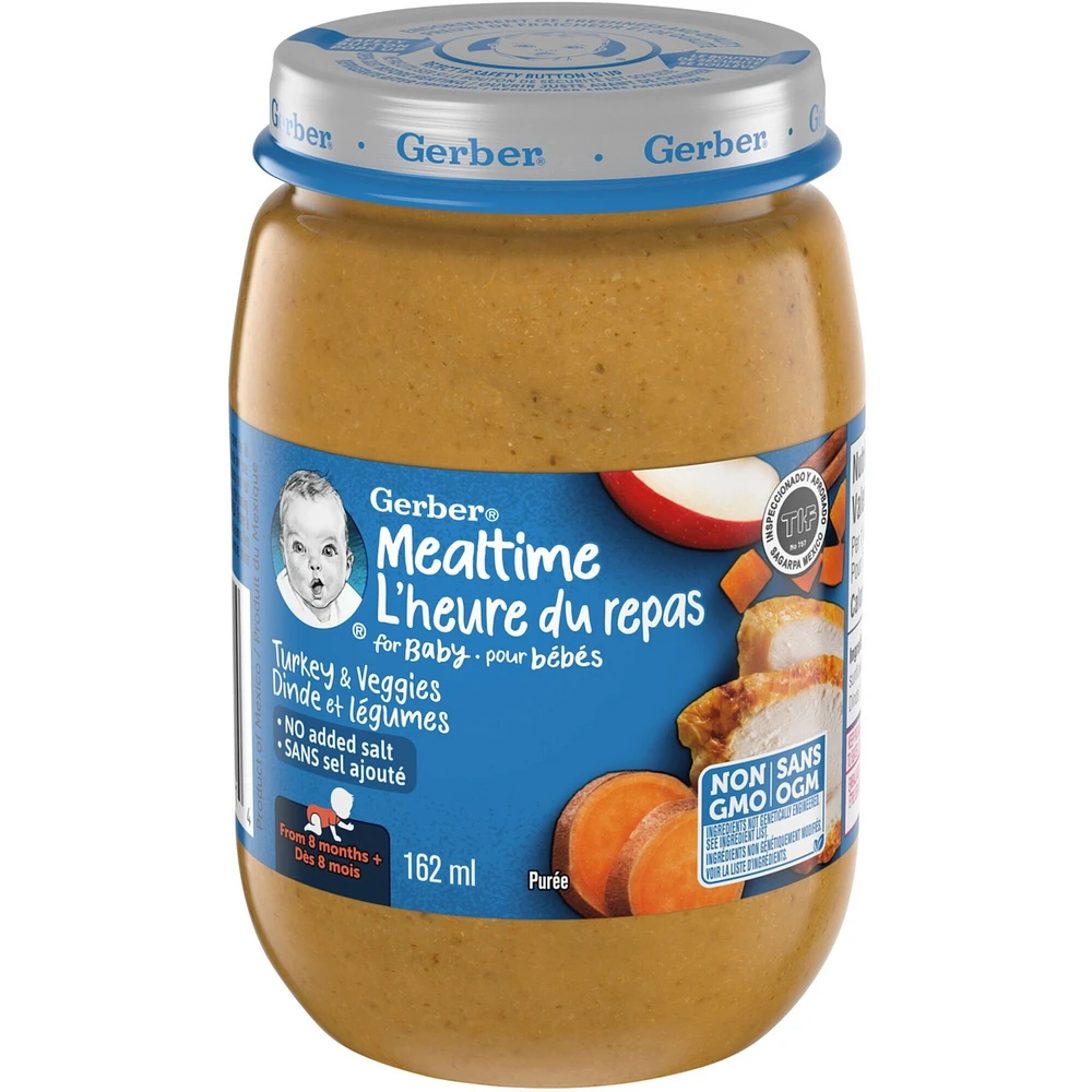 Mealtime Purée Turkey And Veggies Jar