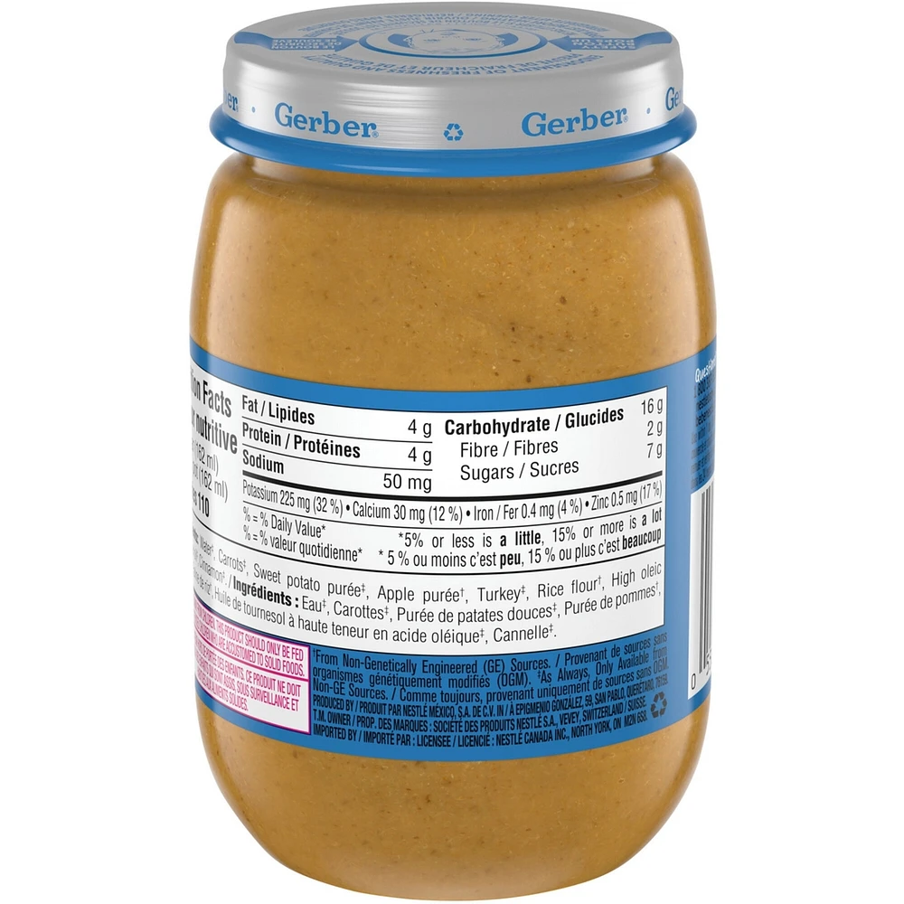 Mealtime Purée Turkey And Veggies Jar