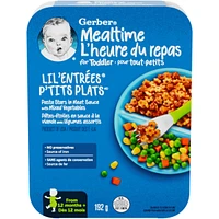 LIL' ENTRÉES Pasta Stars In Meat Sauce With Mixed Vegetables
