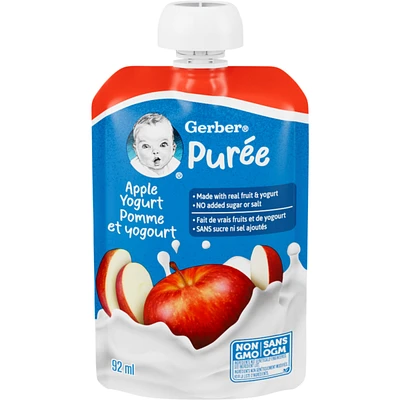 Apple Yogurt Purée, For Babies Pouch
