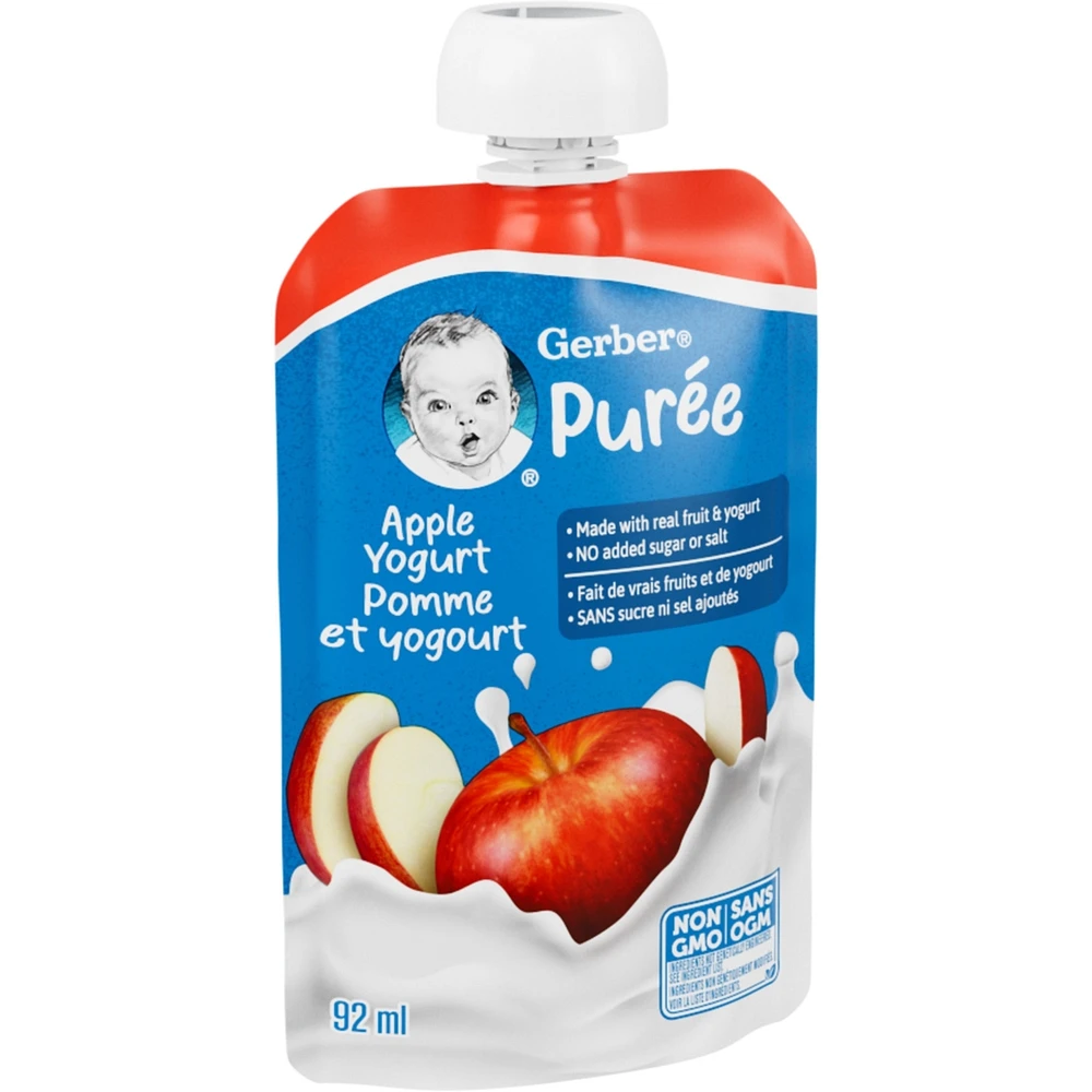 Apple Yogurt Purée, For Babies Pouch