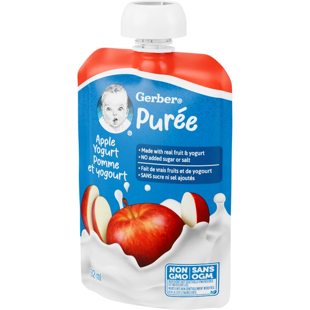 Apple Yogurt Purée, For Babies Pouch