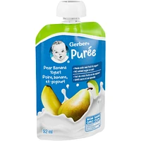 Pear Banana Yogurt Purée Pouch