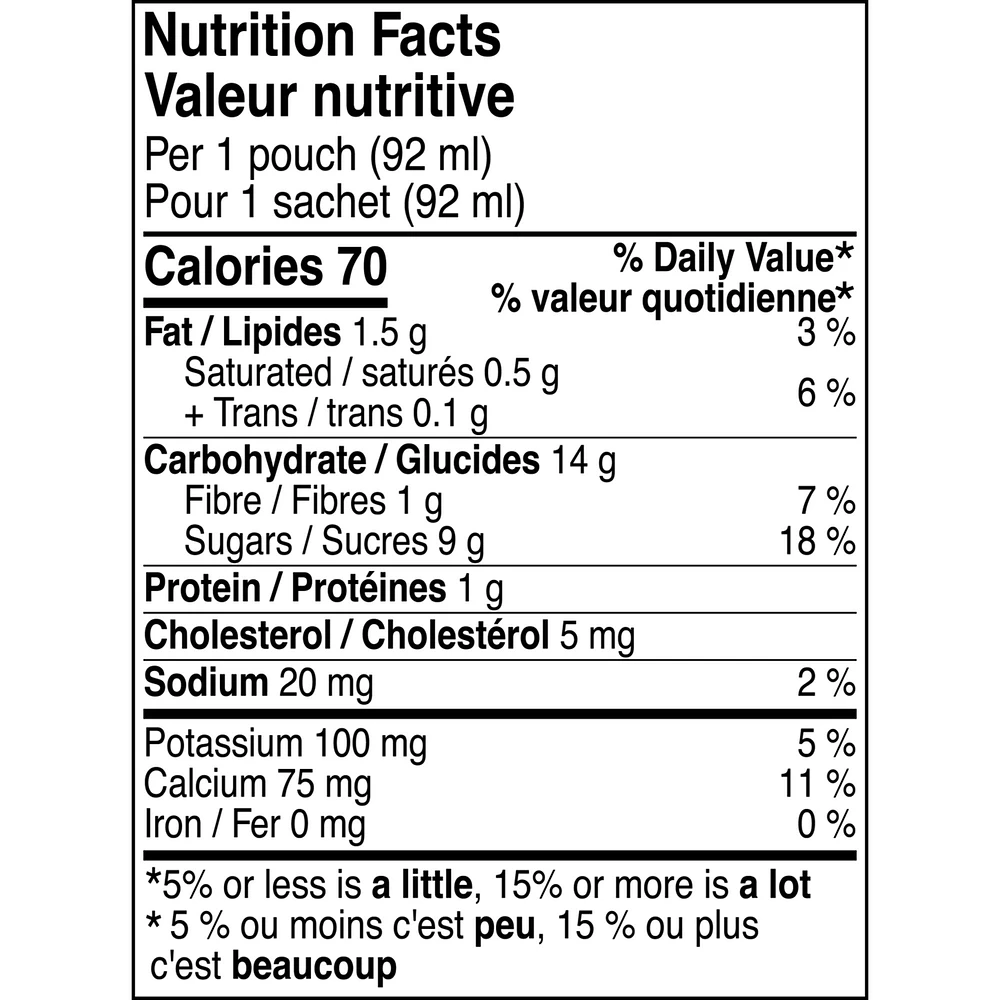 Pear Banana Yogurt Purée Pouch