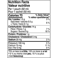 Pear Banana Yogurt Purée Pouch