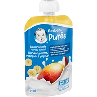 Banana Apple Mango Yogurt Purée Pouch