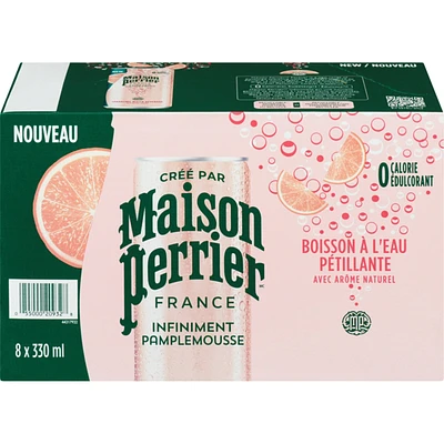 Forever Grapefruit, Sparkling Water Beverage, Natural Grapefruit Flavour, No Calories, No Sweeteners, No Sodium