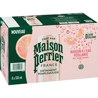 Forever Grapefruit, Sparkling Water Beverage, Natural Grapefruit Flavour, No Calories, No Sweeteners, No Sodium