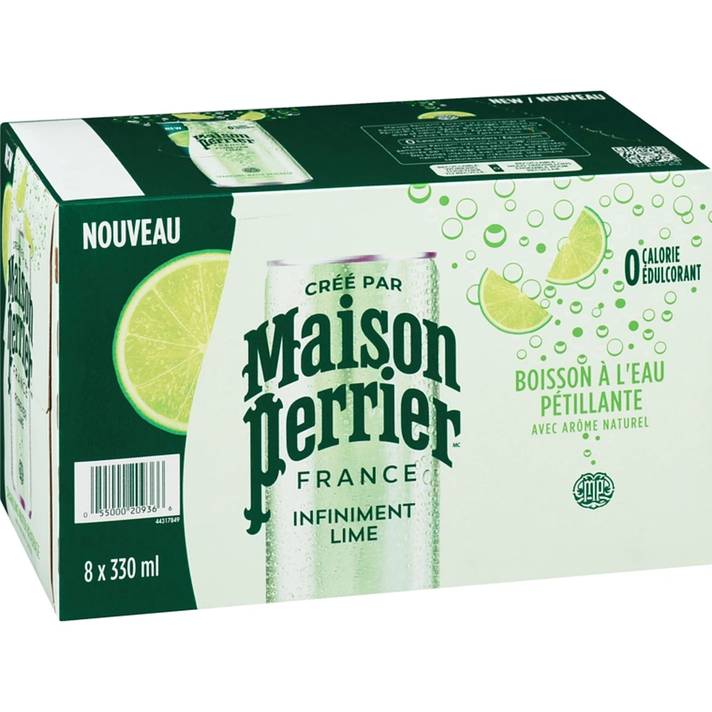 Forever Lime, Sparkling Water Beverage, Natural Lime Flavour, No Calories, No Sweeteners, No Sodium