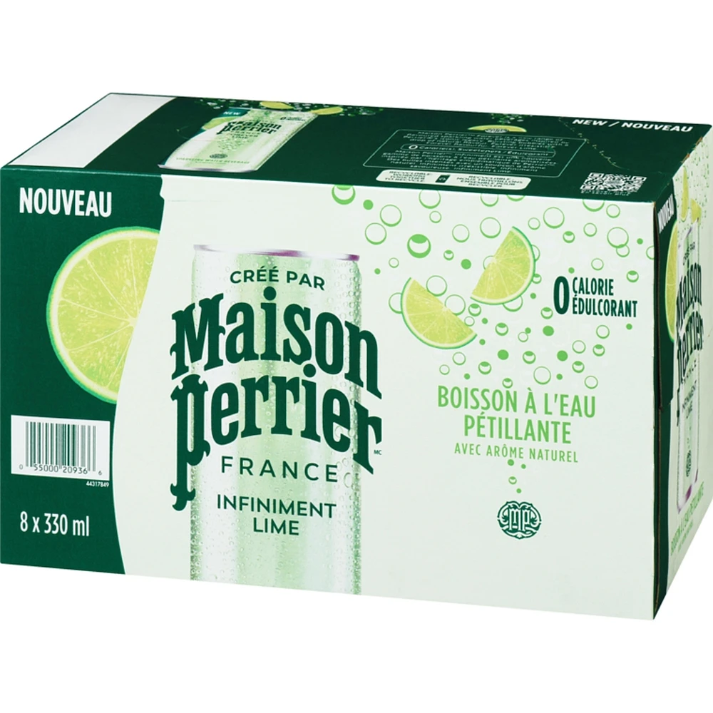 Forever Lime, Sparkling Water Beverage, Natural Lime Flavour, No Calories, No Sweeteners, No Sodium