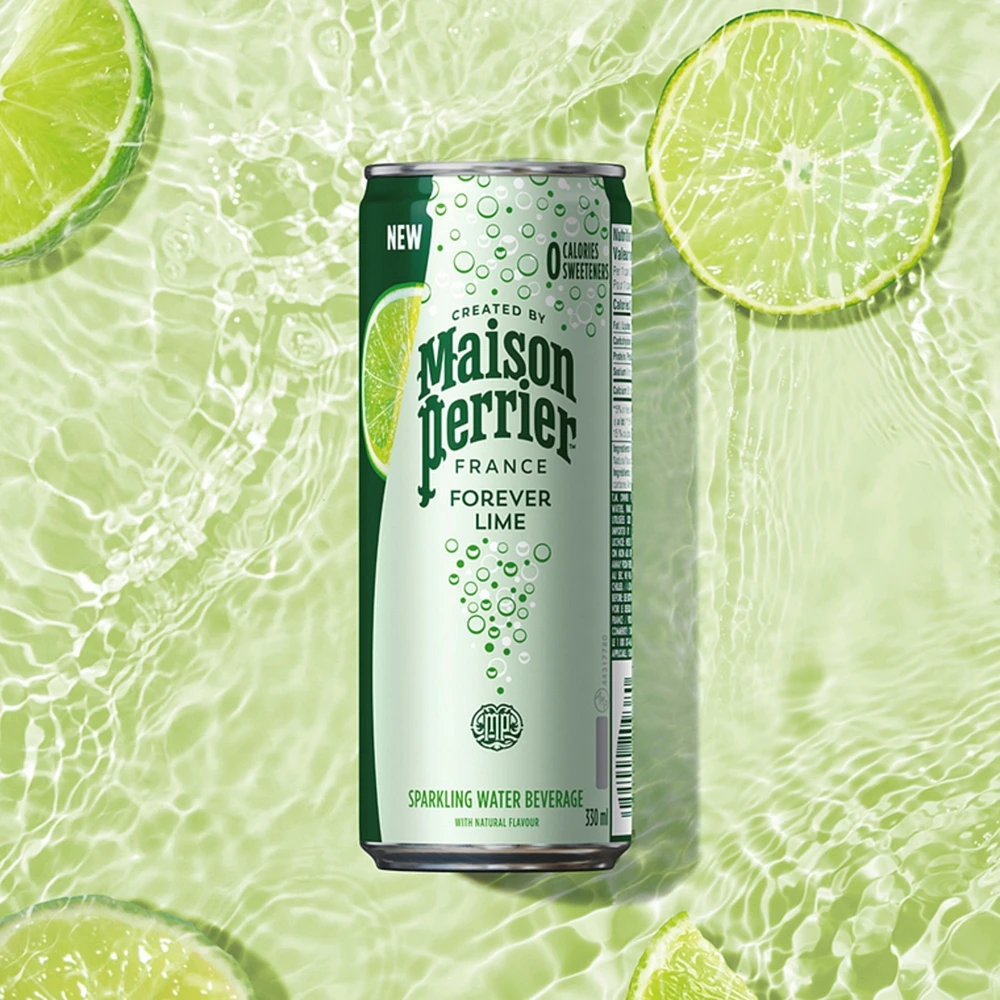 Forever Lime, Sparkling Water Beverage, Natural Lime Flavour, No Calories, No Sweeteners, No Sodium