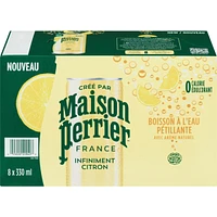 Infiniment Citron, boisson Ã  lâ€™eau pÃ©tillante
