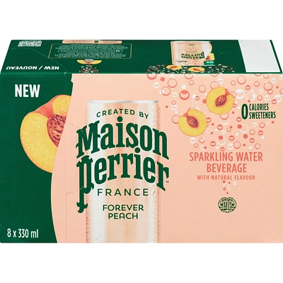 Forever Peach, Sparkling Water Beverage