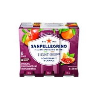 Light Pomegranate & Orange, Sparkling Fruit Beverage