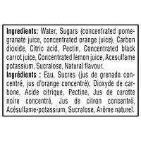 Light Pomegranate & Orange, Sparkling Fruit Beverage