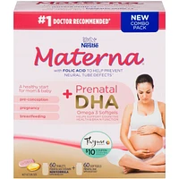 DHA Prenatal Supplement Combo-Pack  60 tablets 60 softgels