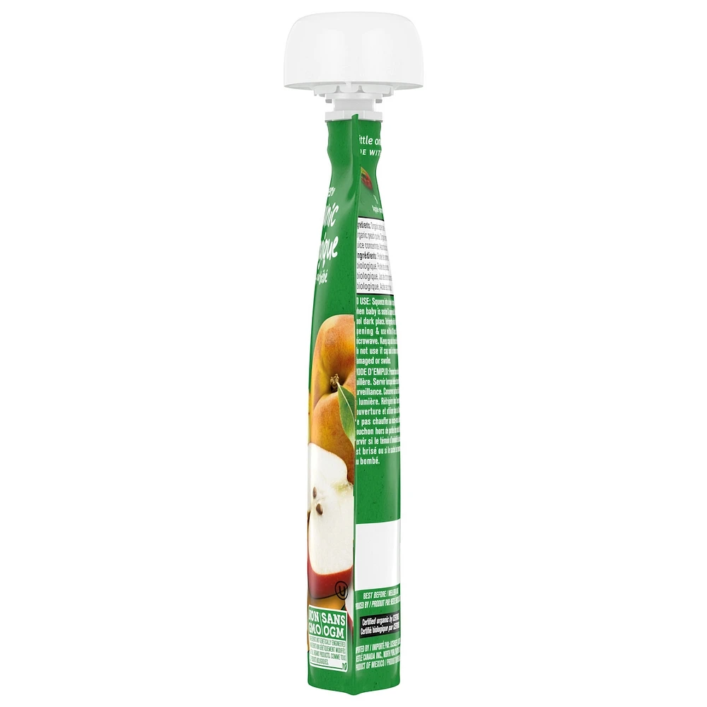 Purée Biologique Pomme Pêche, Aliment pour Bébé