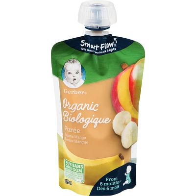 Organic Purée Banana Mango Baby Food