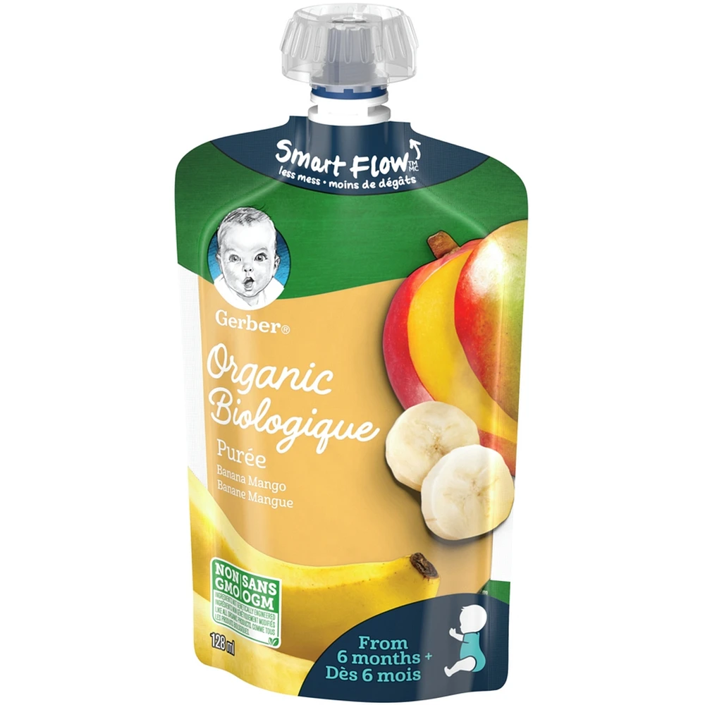 Organic Purée Banana Mango Baby Food