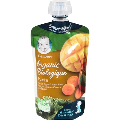 Organic Purée Mango Apple Carrot Kale Baby Food