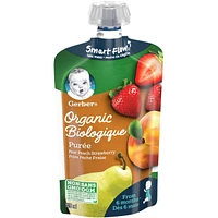 Organic Purée Pear Peach Strawberry Baby Food