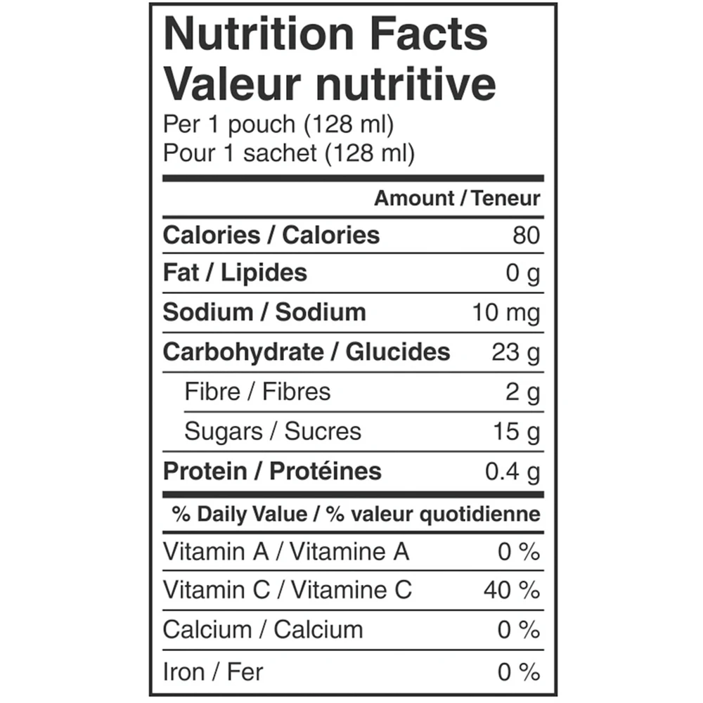 Organic Purée Pear Peach Strawberry Baby Food