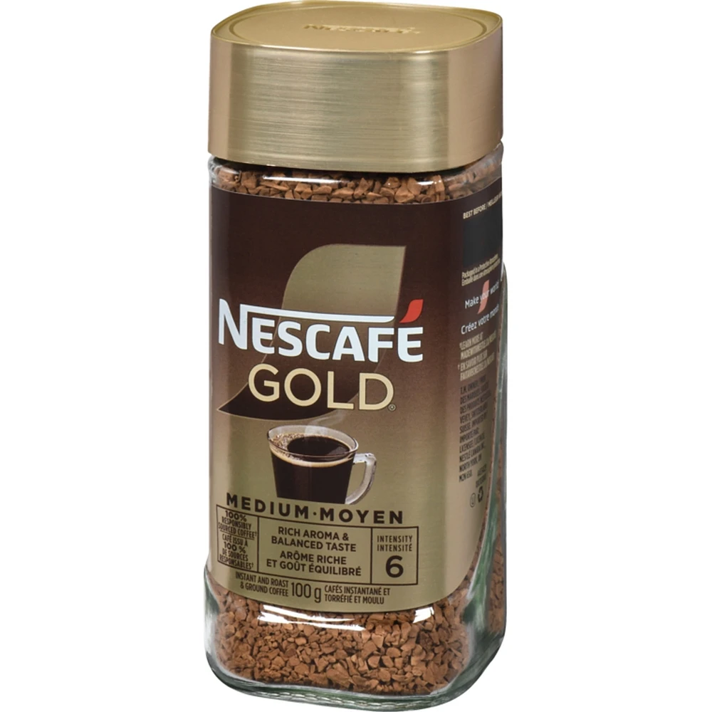 GOLD Instant and Roast & Ground Medium Coffee