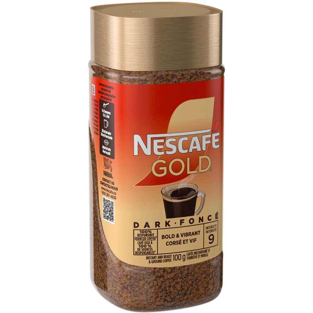 Gold Dark Roast Instant and Roast & Ground Coffee