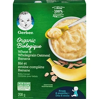 GERBER ORGANIC CEREAL BANANA