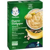 GERBER ORGANIC CEREAL BANANA