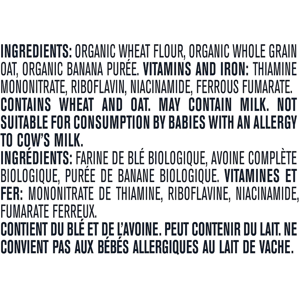 GERBER ORGANIC CEREAL BANANA