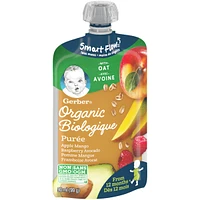 Organic Toddler Purée Apple Mango Raspberry Avocado Oat