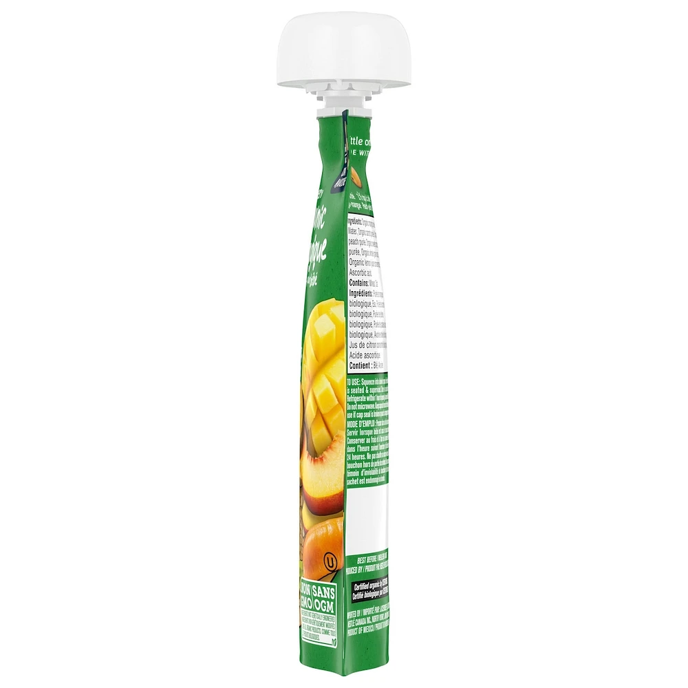 Purée Biol. Mangue Pêche Carotte Patate douce avec avoine