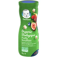 GERBER Organic Puffs, Fig Berry, Baby Snacks